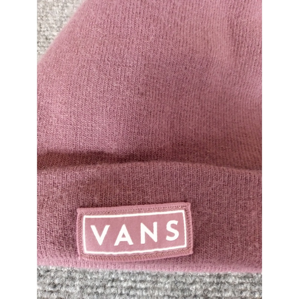 Vans Off The Wall Beanie,  Winter Hat One Size Fits All. Burgundy Comfy Casual
